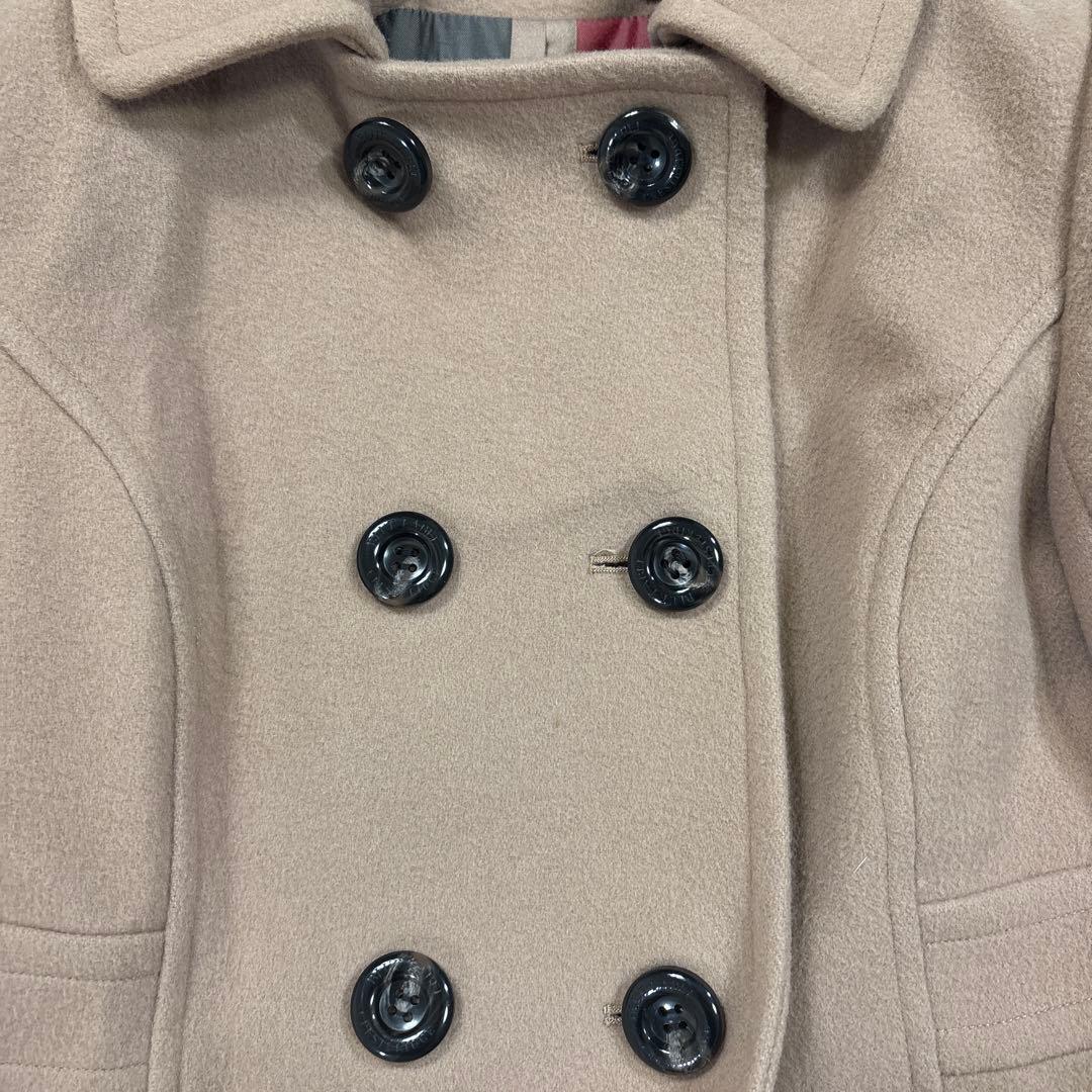 ブルーレーベルクレストブリッジ 2way ロングコート チェック 40