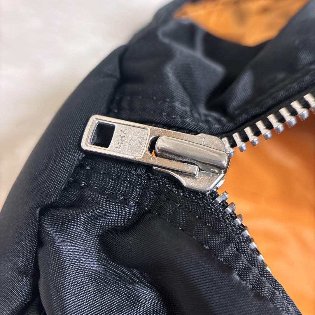 美品 PORTER ポーター ブラック ドラムバッグ ミニボストンバッグ 黒