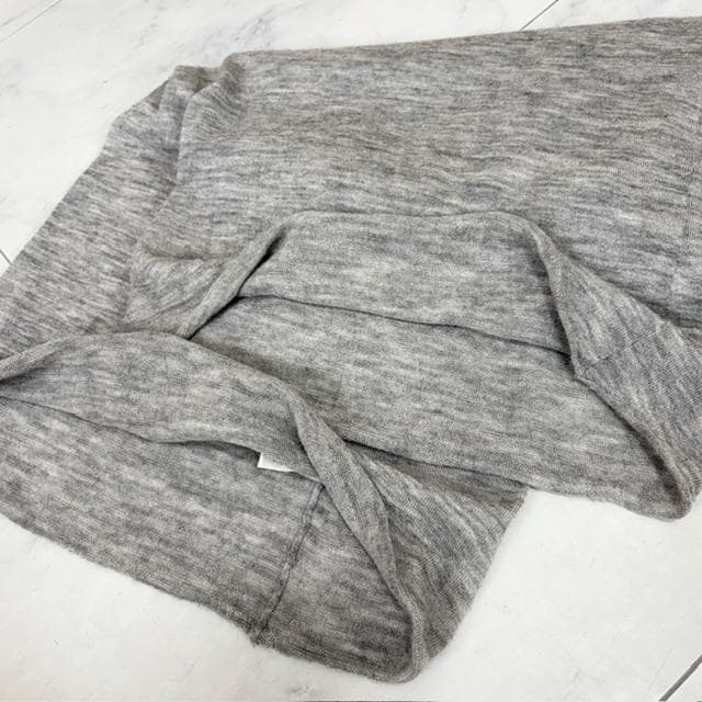 新品未使用★ジョゼフ オンワード カシミアマフラー グレー濃淡 マーブル 男女◎