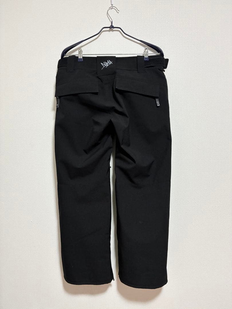 美品 nima ユニセックス スノボウェア セットアップ 上M 下S 上下 黒