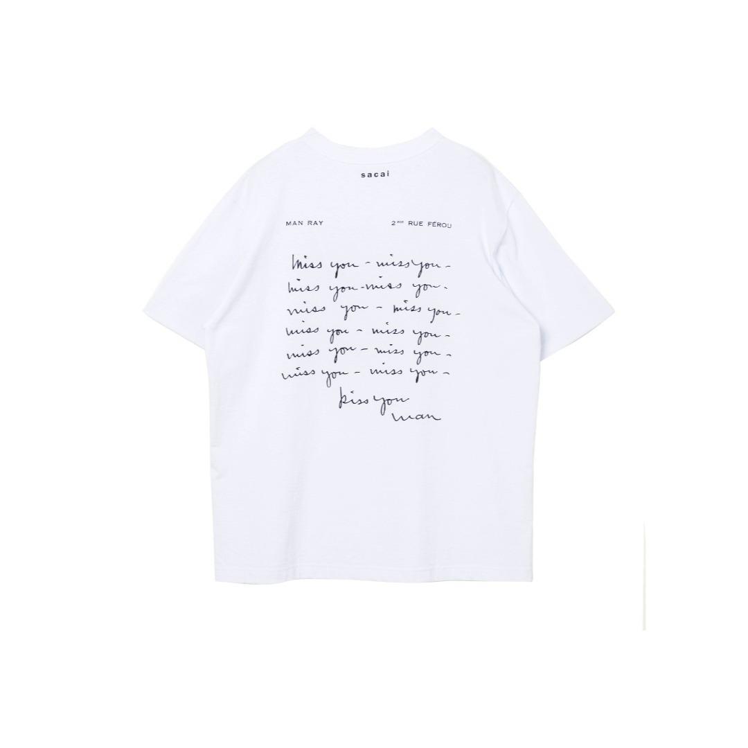 1　SACAI 25AW MAN RAY 涙 Tシャツ　サカイ　マンレイ　新品
