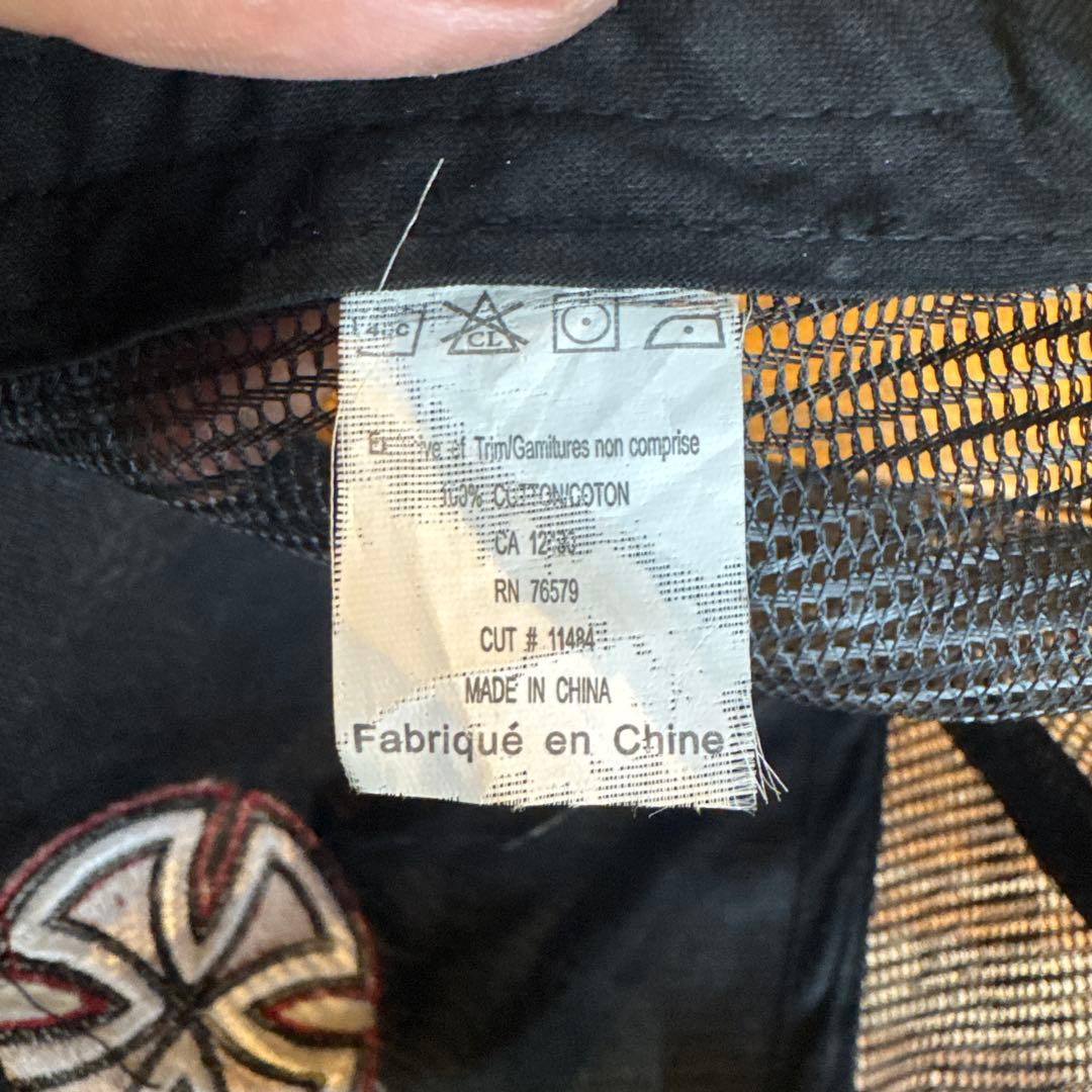 希少　INDEPENDENT アイアンクロス　カモ柄　メッシュキャップ