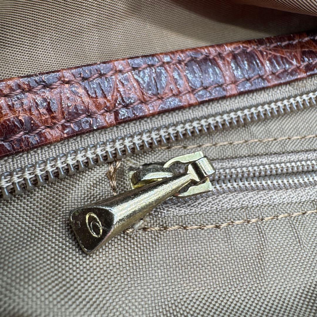 美品 バレンシアガ ボストンバッグ 2WAY ナイロン BBロゴ 茶色系Y2k