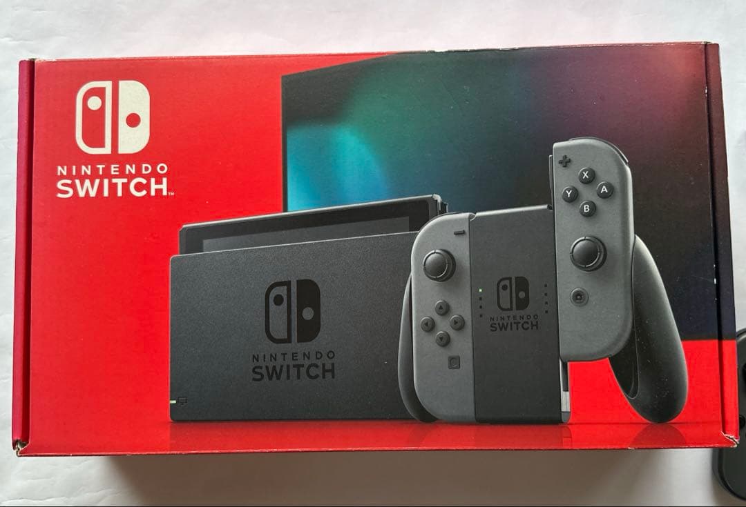 【箱付き】【美品】 Nintendo Switch グレー 本体