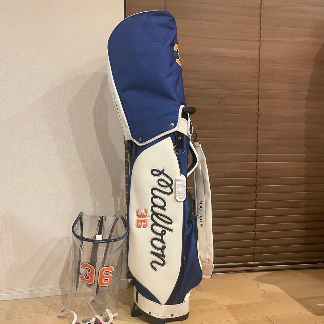 【即発送】MALBON マルボンゴルフ キャディバッグ ゴルフバッグ ブルー36
