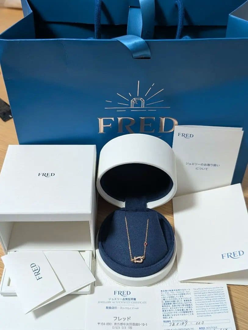 FRED フォーステン　ローズゴールド ネックレス