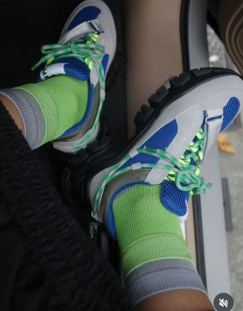 Tomo様【新品】OMMO◎TWIST LACE BELTED SNEAKERS