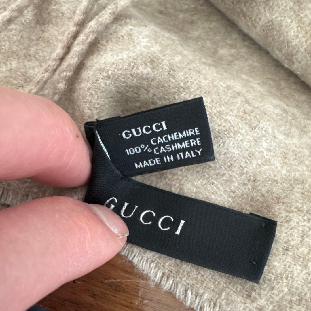 ❤*格様 ベージュ カシミヤマフラー