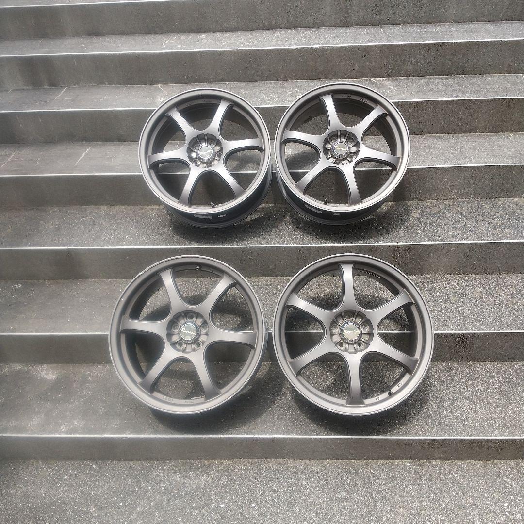 再値下げしました。 ガンメタ 18インチ 7.5j +42 pcd100