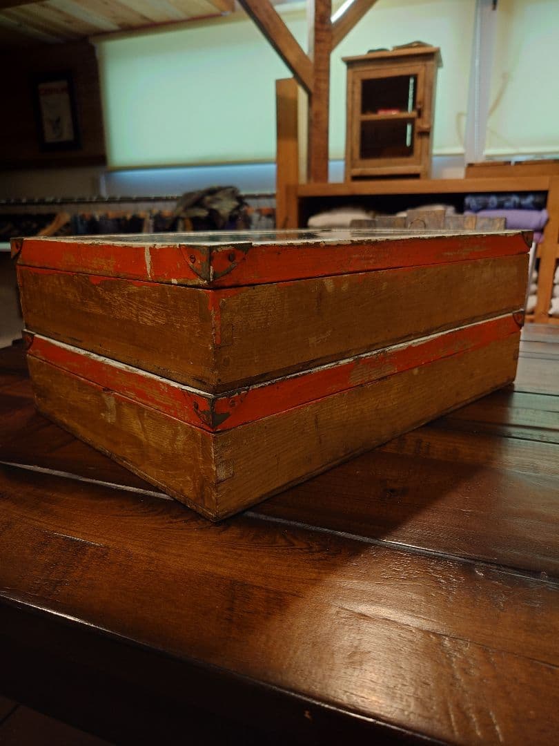 ２個セット　ビンテージ　ショーケース　什器　アクセサリーケース　収納