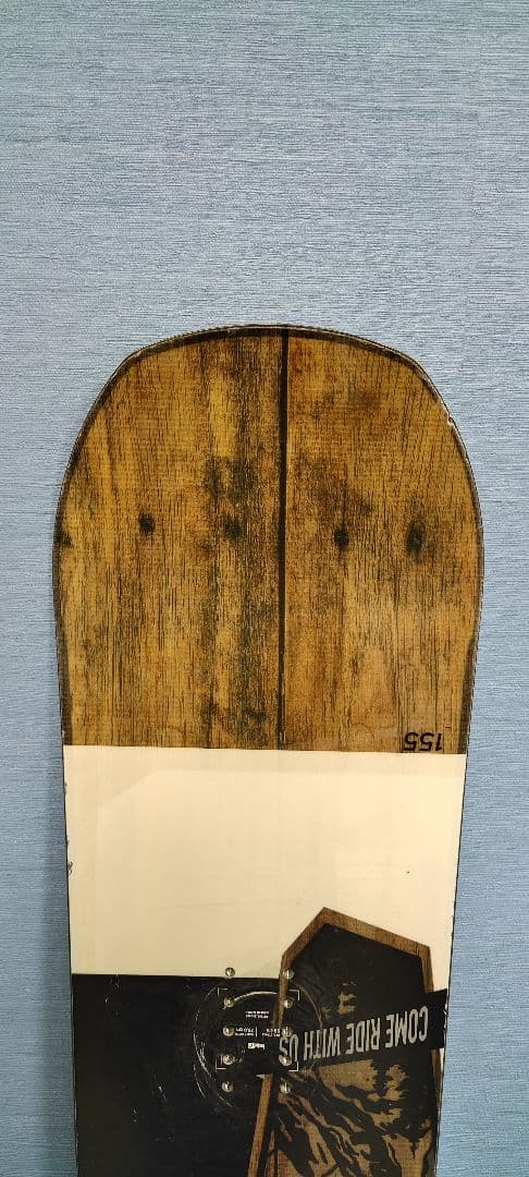 木製デザイン スノーボード 155cm
