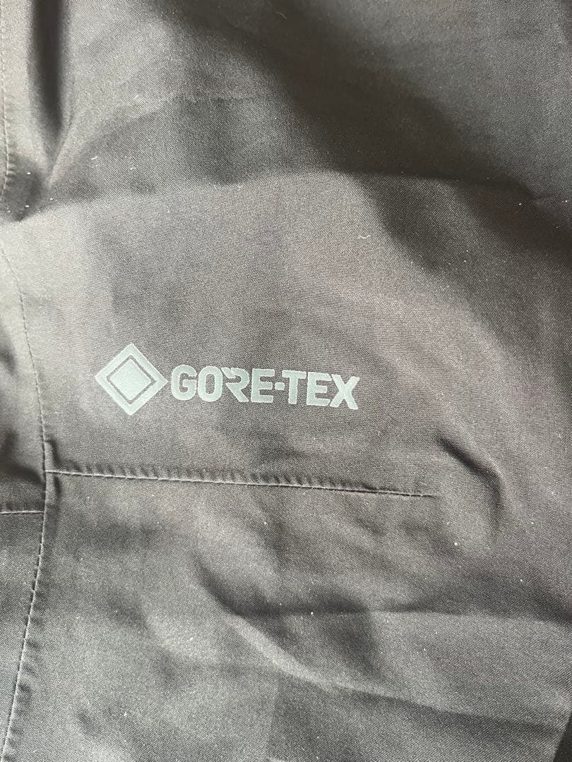 シマノゴアテックスブラック フード付きレインウェアセット　XL