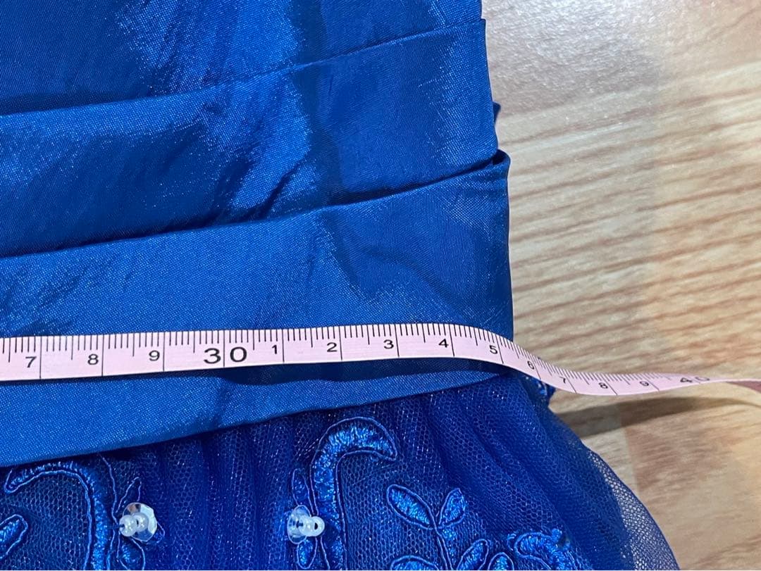 【あんずママ】VERYGENE ベリージェネドレス　ブルー系　未使用