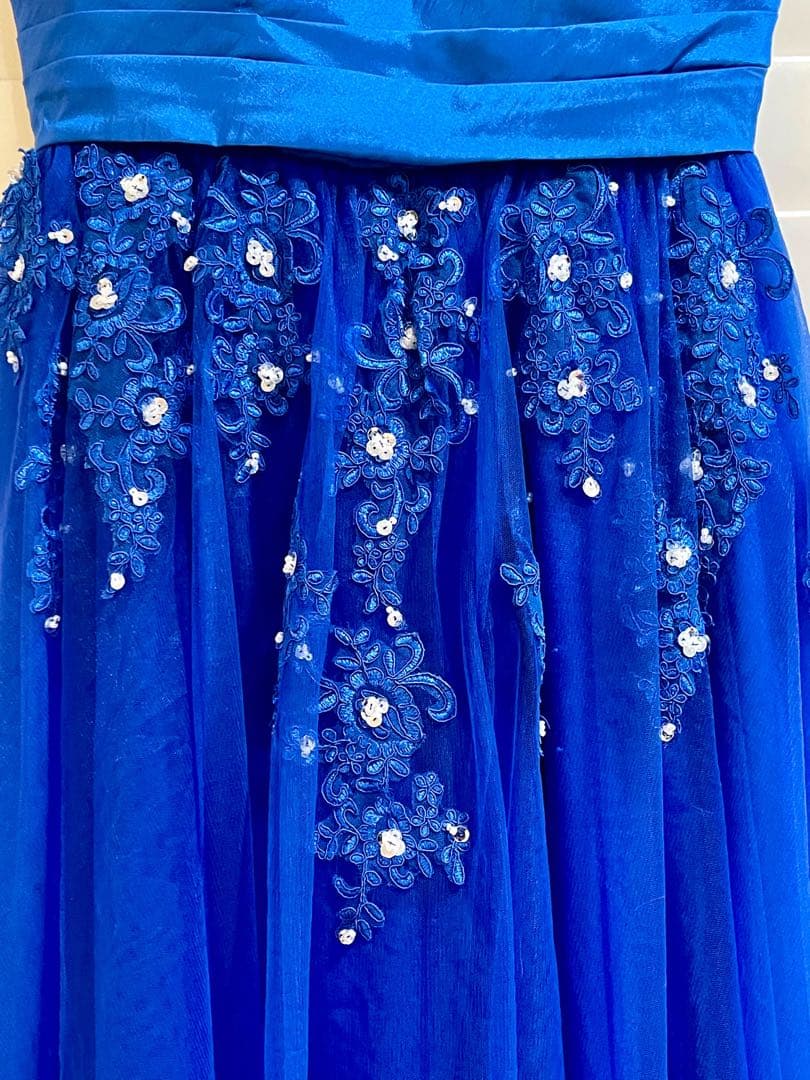 【あんずママ】VERYGENE ベリージェネドレス　ブルー系　未使用