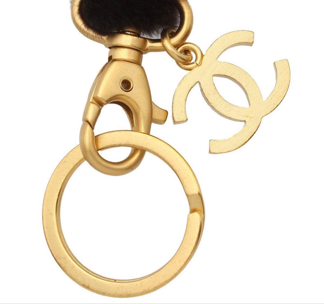 G2589 未使用 シャネル ココマーク ウィーゼル ファー ネックストラップ