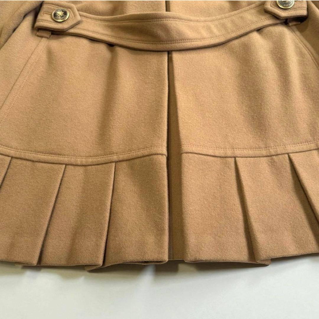 希少美品✨バーバリーブルーレーベル　ウールプリーツコート38 ノバチェック