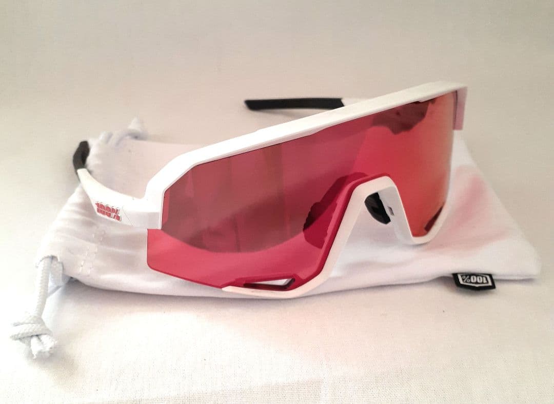 美品中古100% Slendale ホワイト レッド ワンハンドレッド