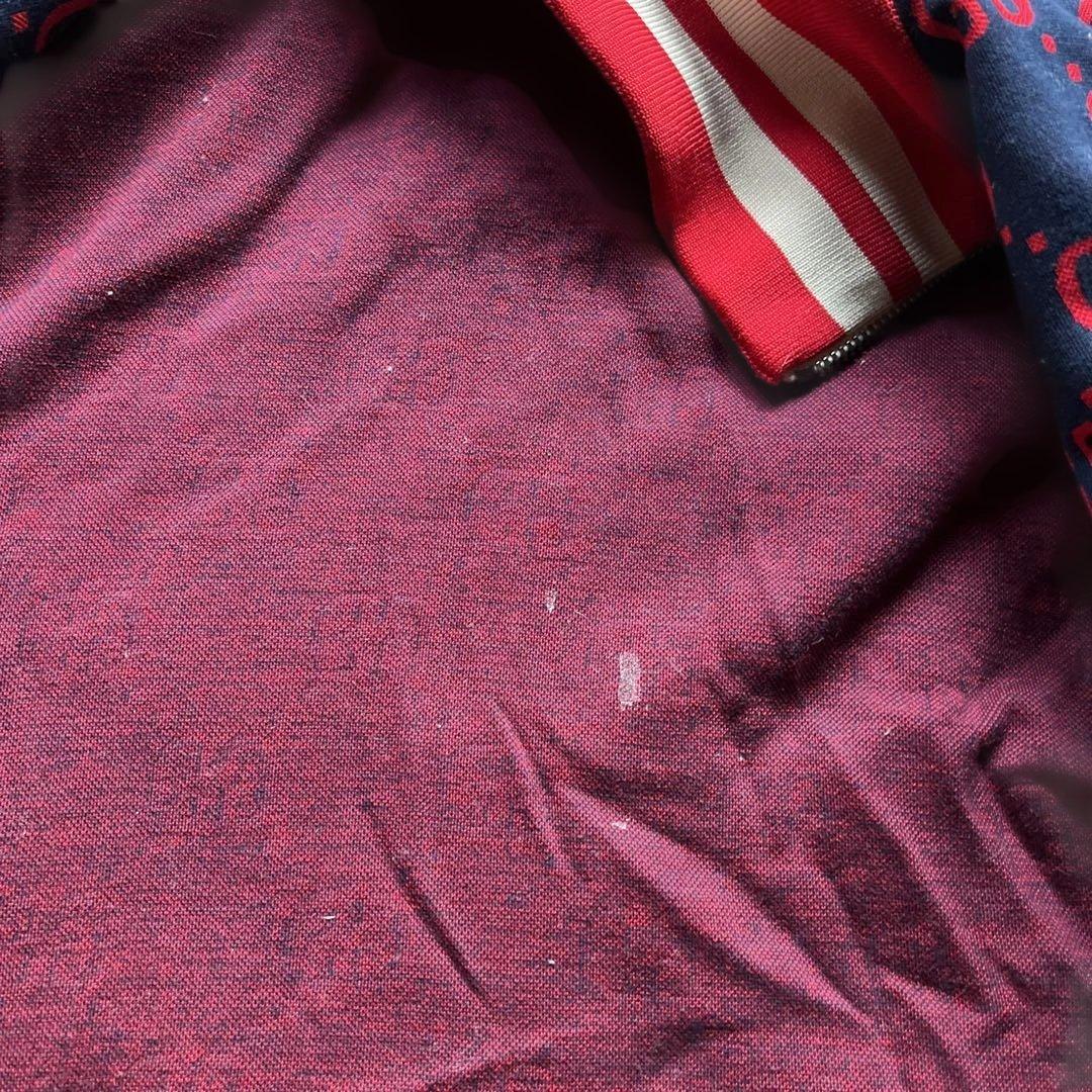 GUCCI ネイビー レッド ストライプ ジャージ