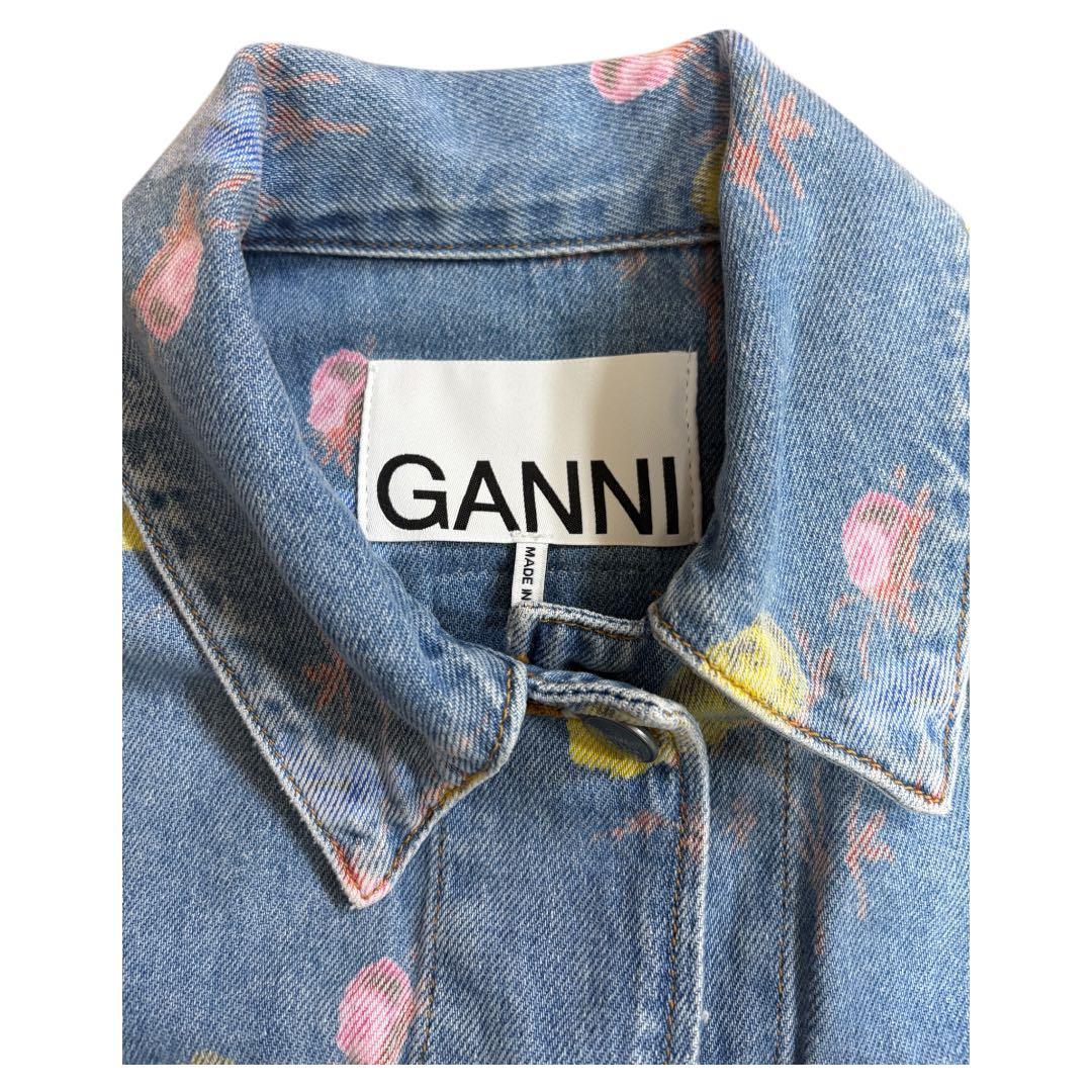 GANNI 花柄ジージャン