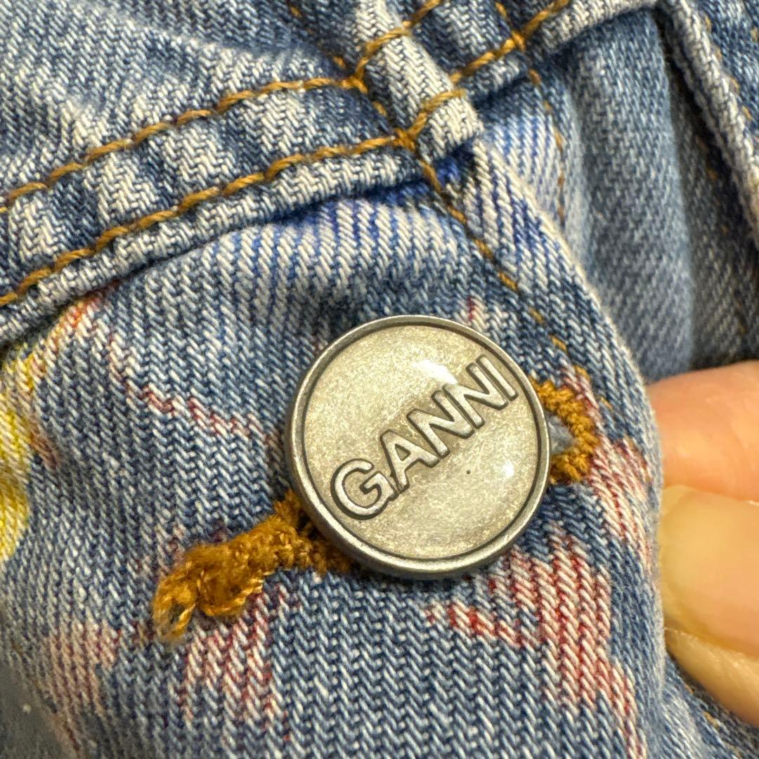 GANNI 花柄ジージャン