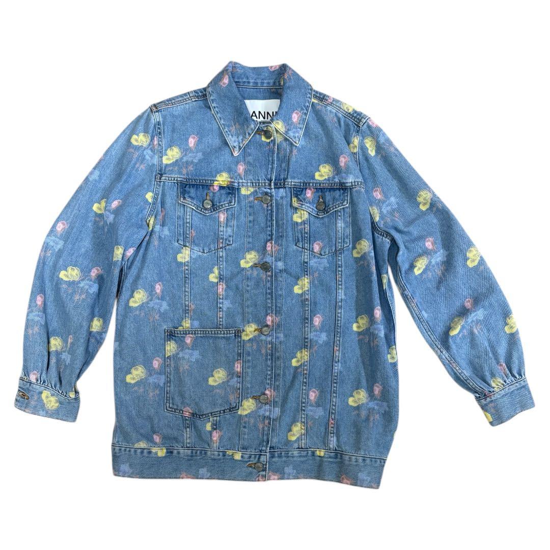 GANNI 花柄ジージャン