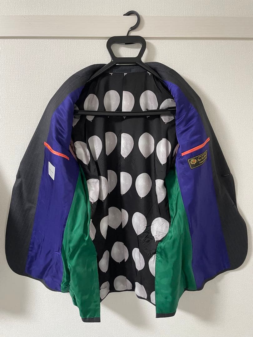 ポールスミス グレー ストライプ スーツ上下