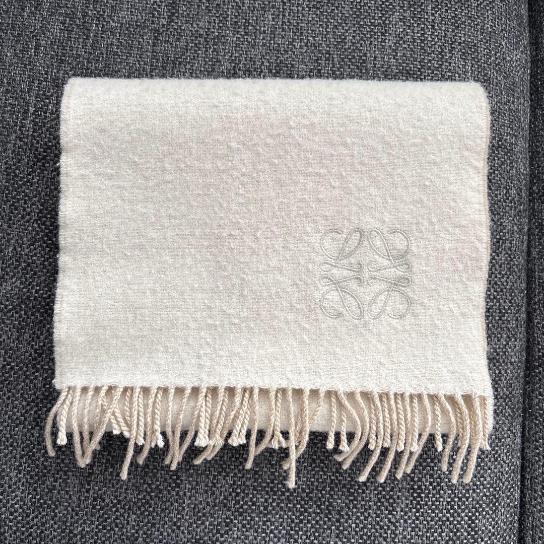 LOEWE ロエベ　バイカラー スカーフマフラー