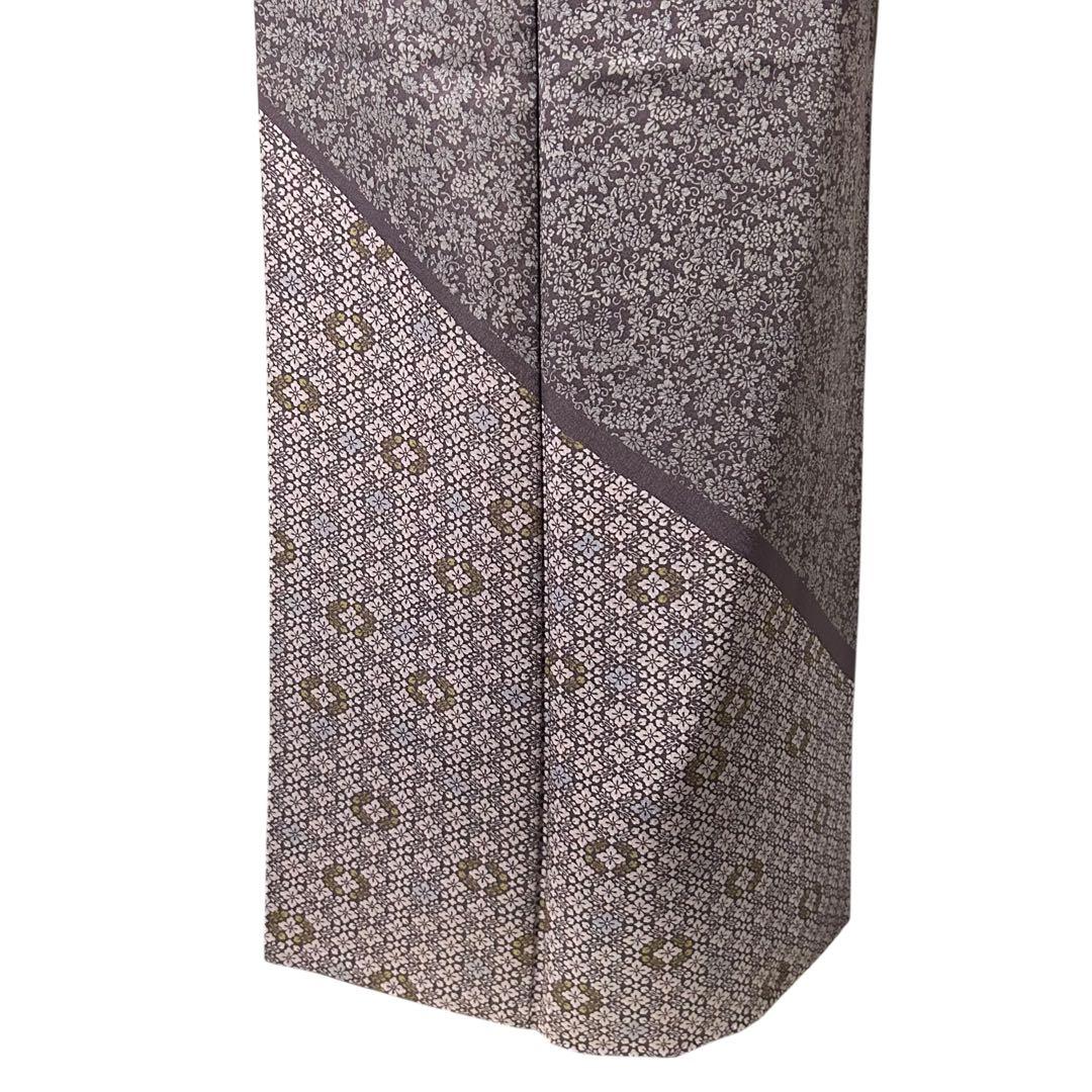 未使用近い　美品　袷　江戸小紋　江戸更紗　型染め　正絹　訪問着　フルセット