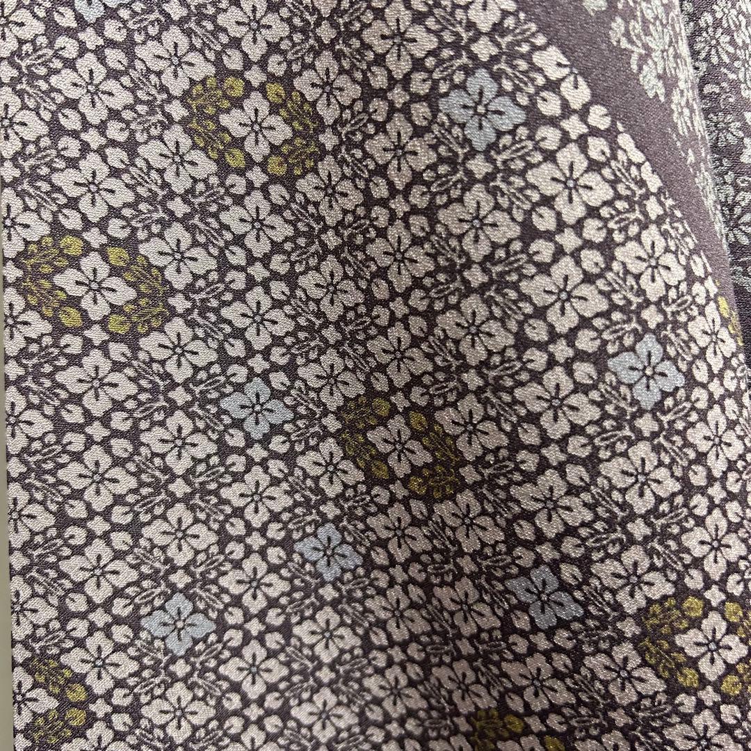 未使用近い　美品　袷　江戸小紋　江戸更紗　型染め　正絹　訪問着　フルセット