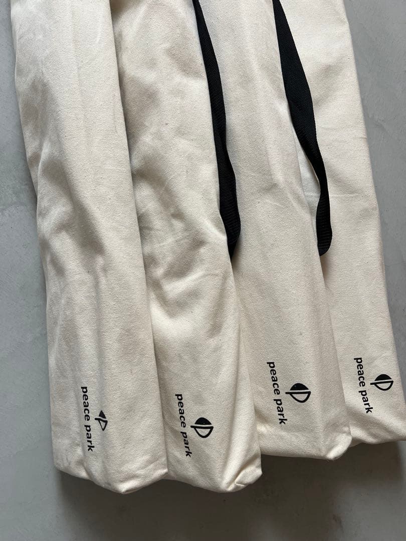 peace park ピースパーク アウトドアチェア ホワイト 4脚セット