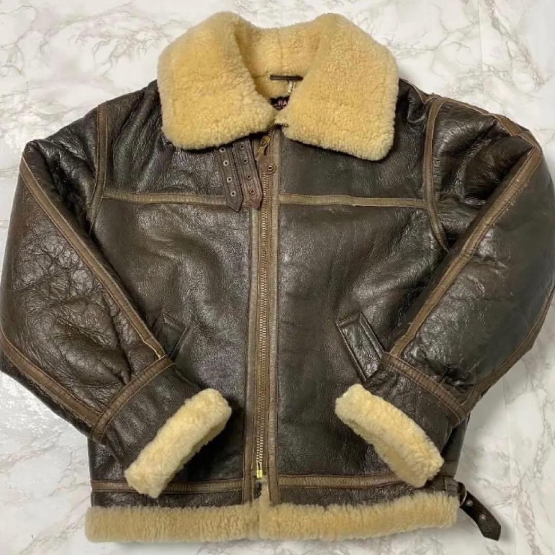 名品 B3 Flight Jacket M Military Boa RAF