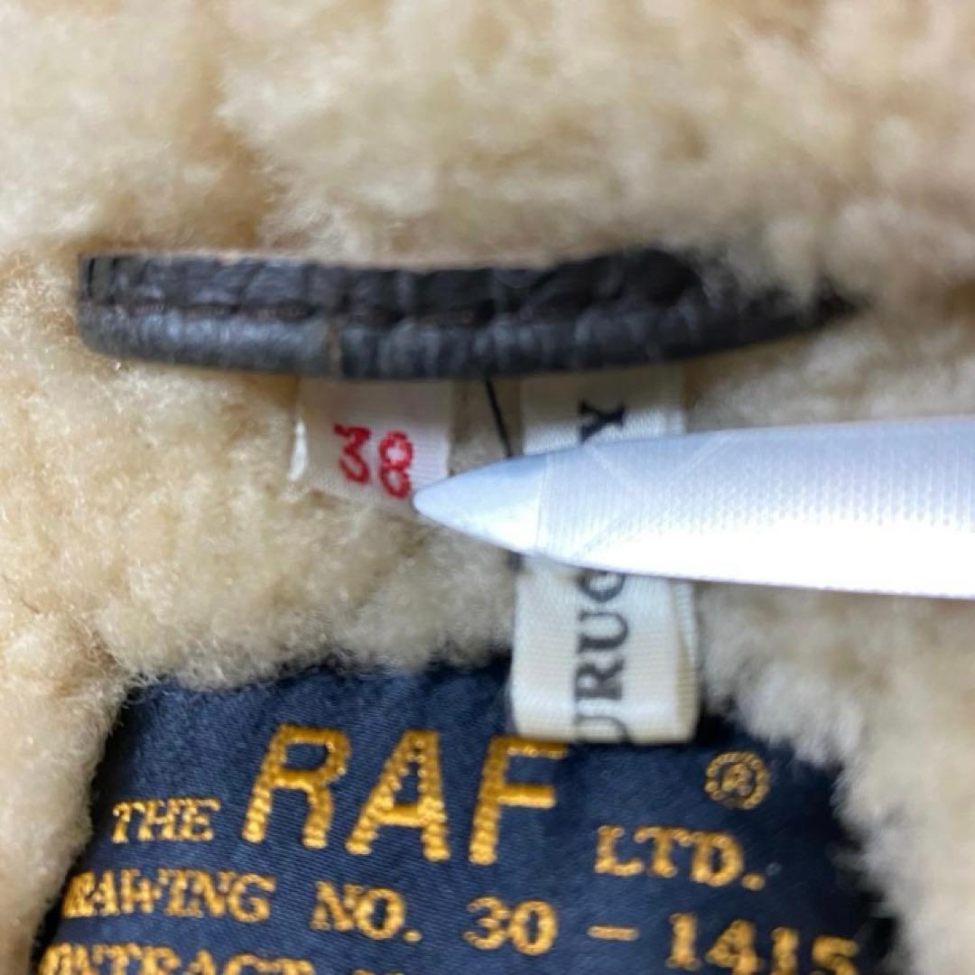 名品 B3 Flight Jacket M Military Boa RAF