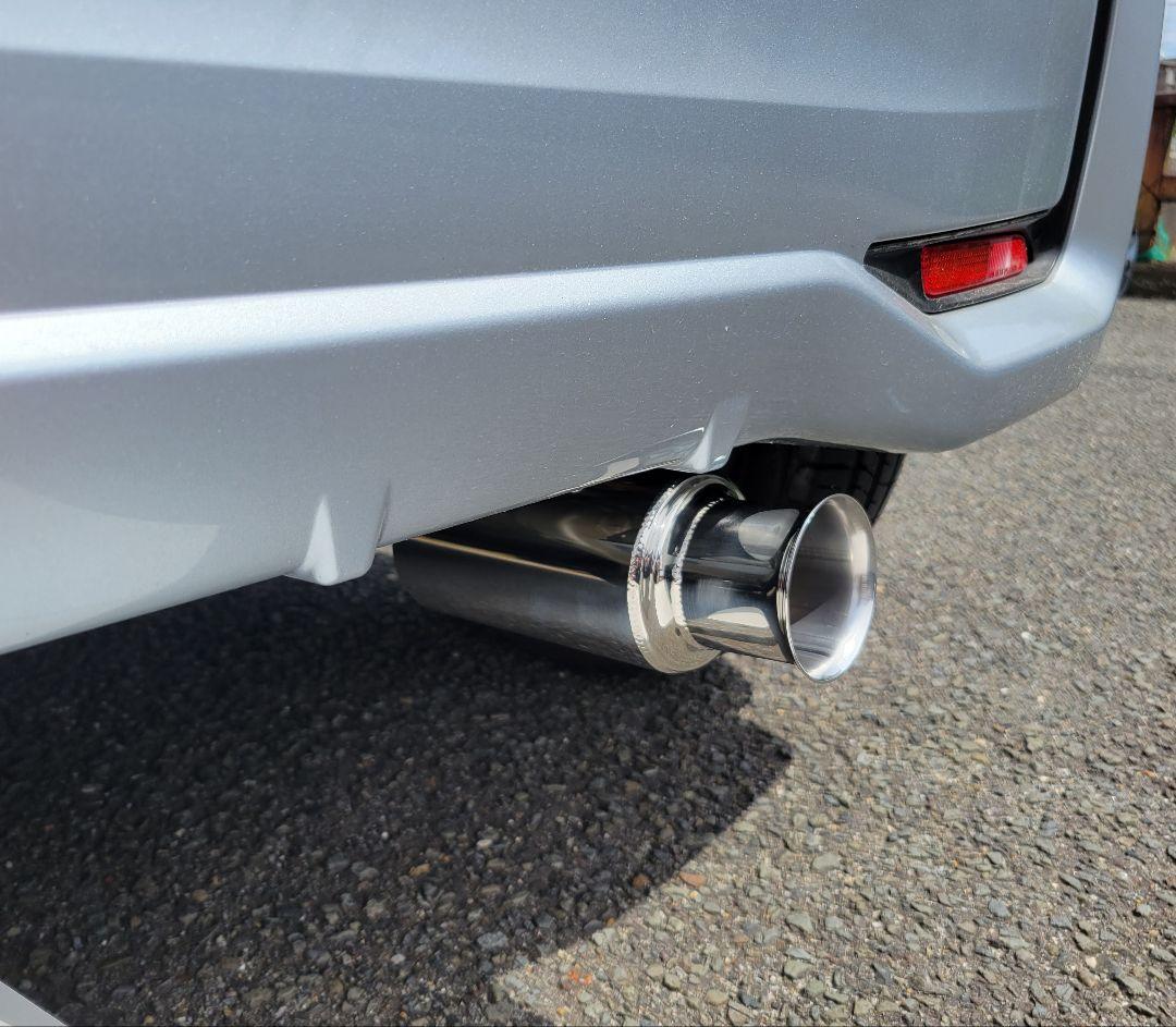 aダイハツムーヴ ムーヴカスタムLA150S砲弾型マフラーカッター