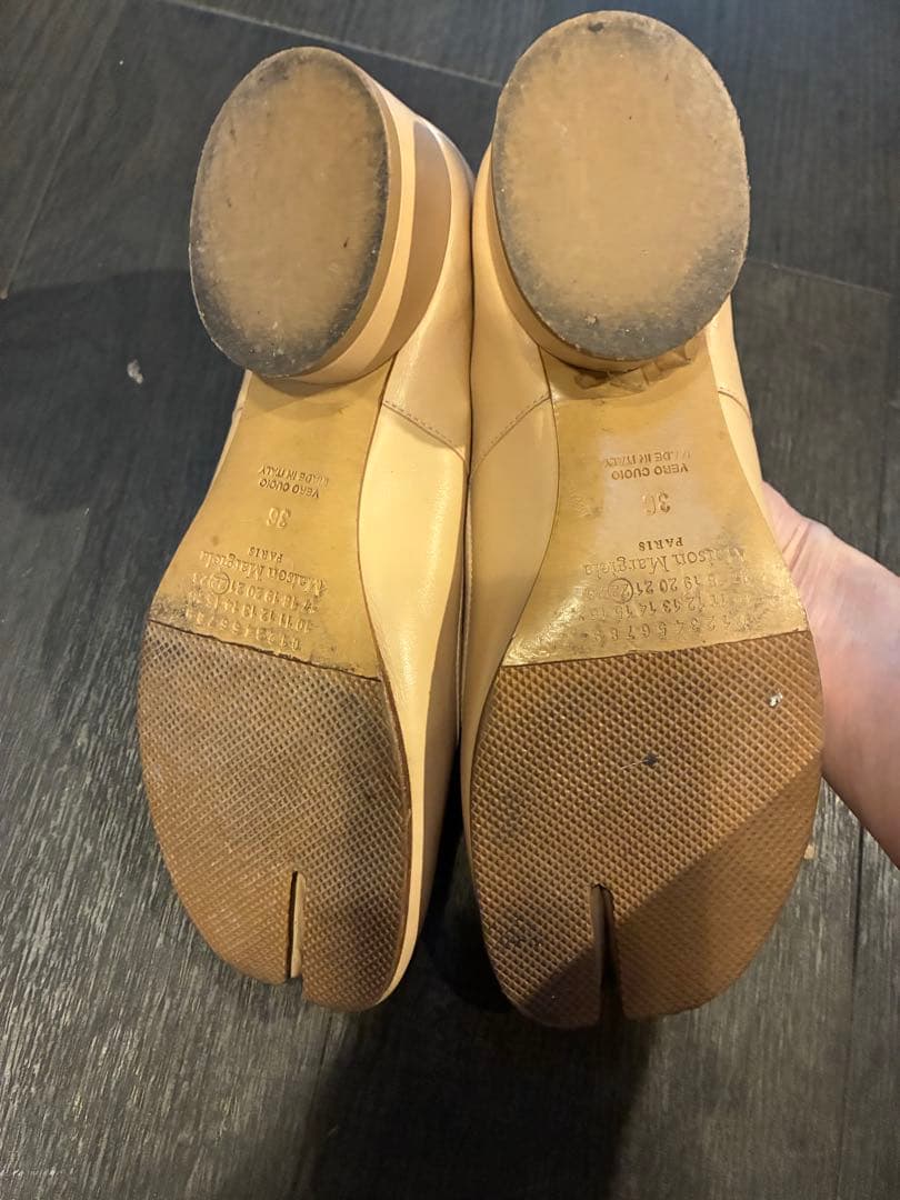 メゾンマルジェラ足袋パンプス 36