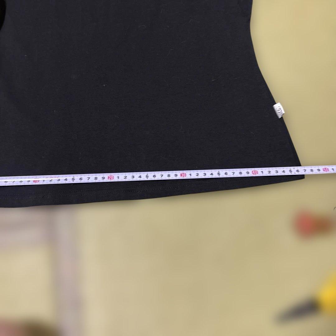 CHANEL ブラック シャツ XL ココロゴ