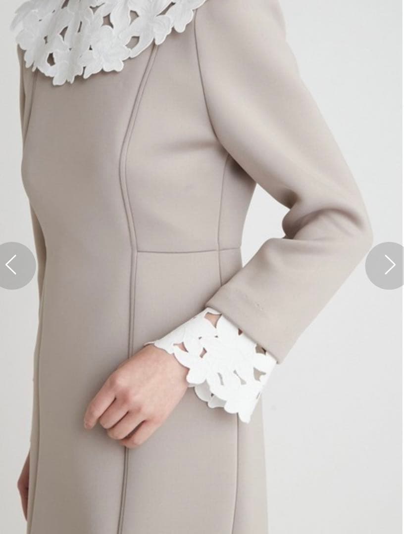 Thank you☆CELFORD レース襟マーメイドワンピース38サイズ