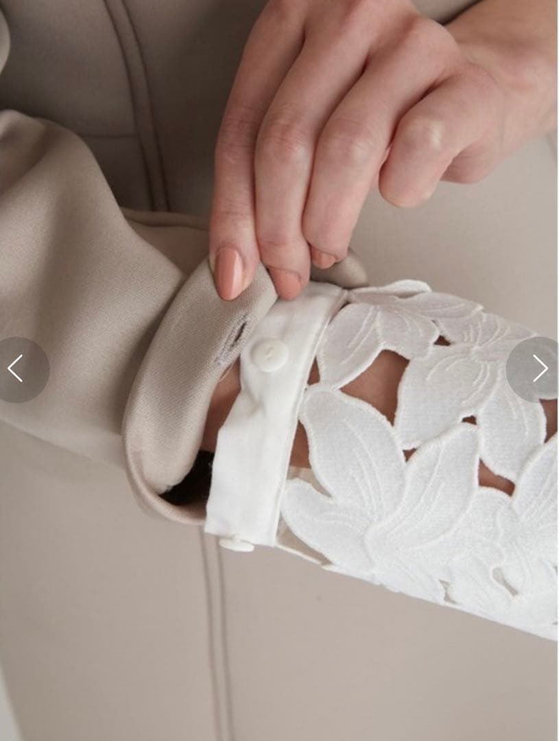 Thank you☆CELFORD レース襟マーメイドワンピース38サイズ