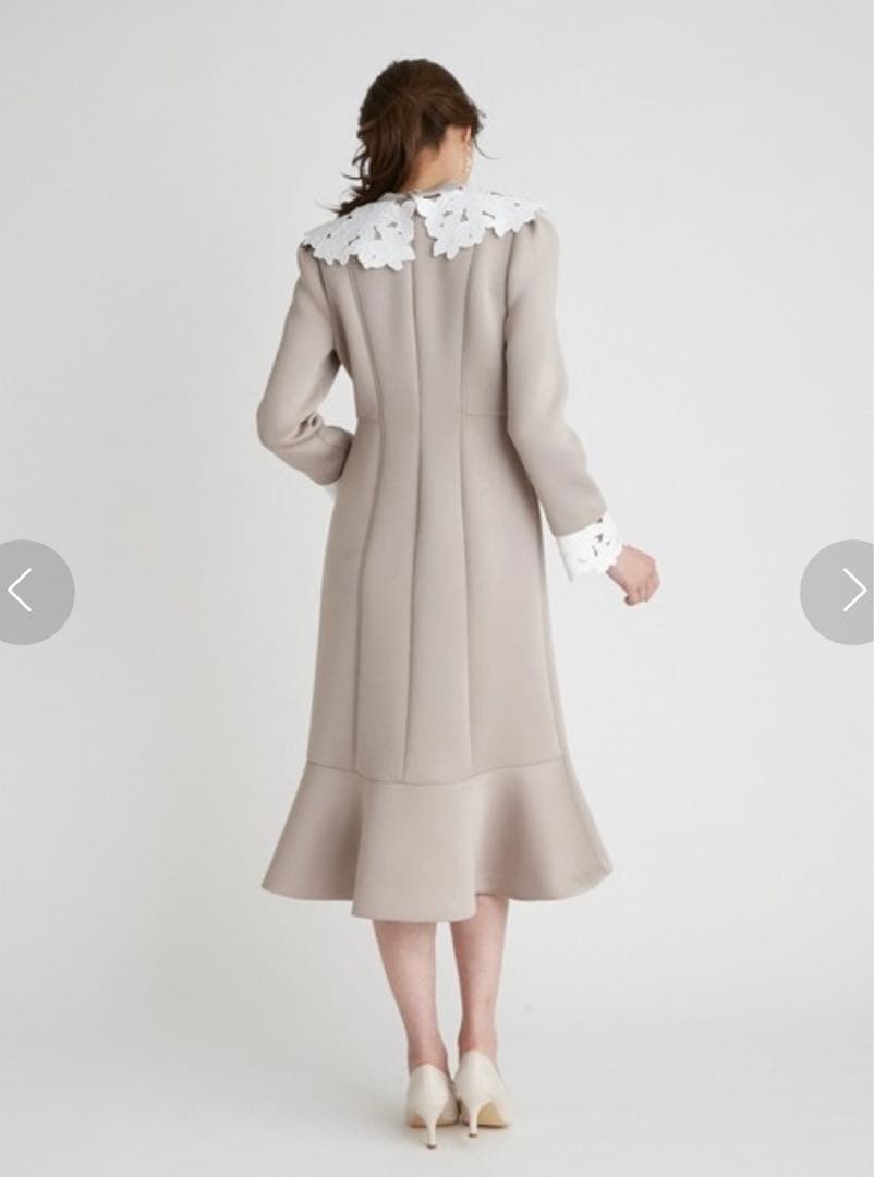 Thank you☆CELFORD レース襟マーメイドワンピース38サイズ