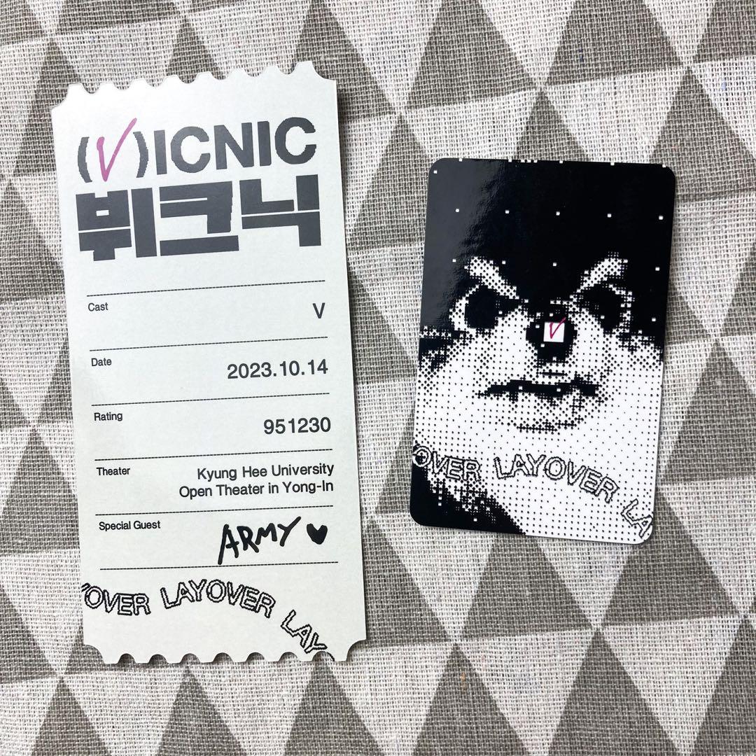 BTS V Layover VICNIC 限定 ファンミ テヒョン トレカ