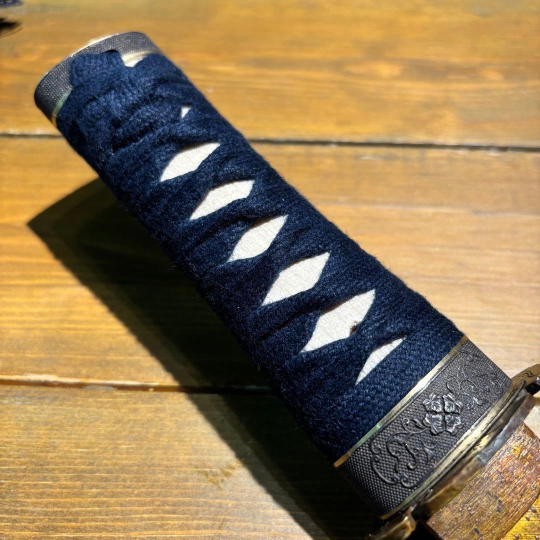 日本刀残欠クラフトナイフNo.73 三条小鍛冶宗近 拵 裏銘あり