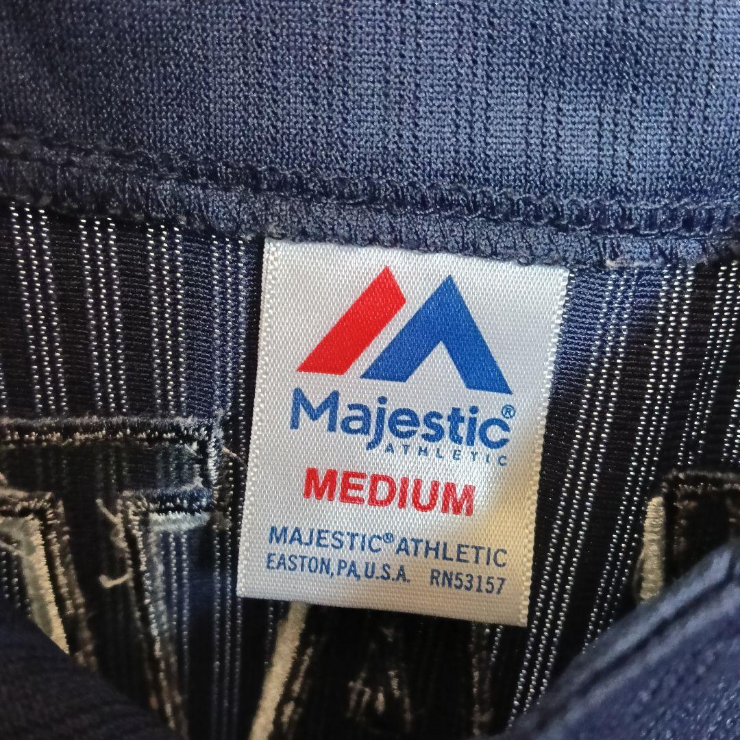 マジェスティック製 高津臣吾監督 ハイクオリティビジターユニフォーム／M