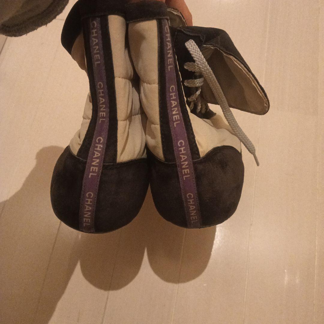 CHANEL スニーカー ホワイト/ブラック いいね辞めてください最終値下げ