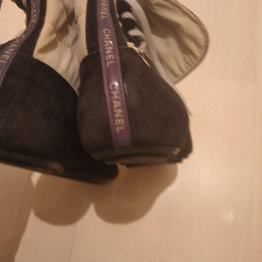 CHANEL スニーカー ホワイト/ブラック いいね辞めてください最終値下げ