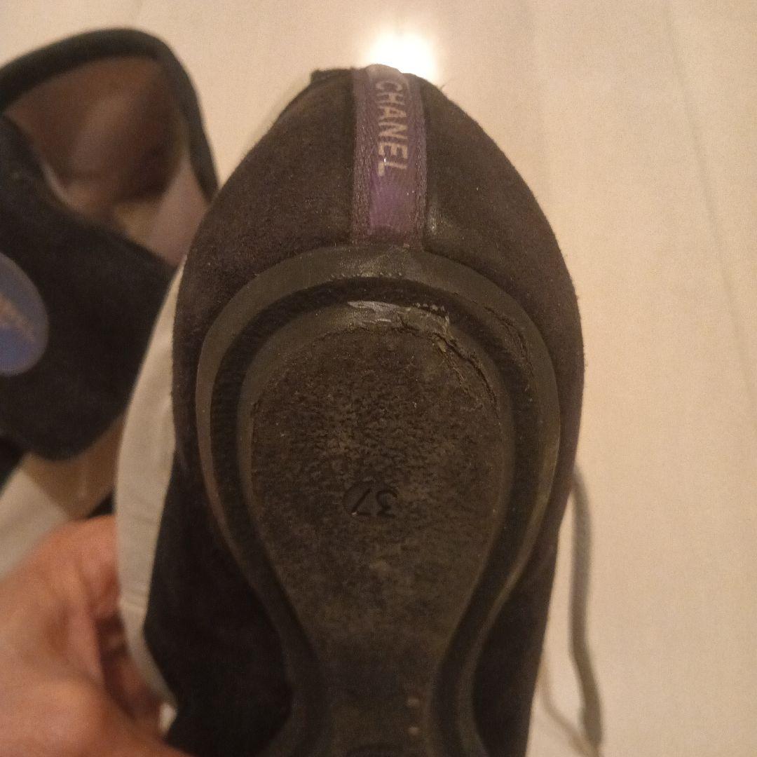 CHANEL スニーカー ホワイト/ブラック いいね辞めてください最終値下げ