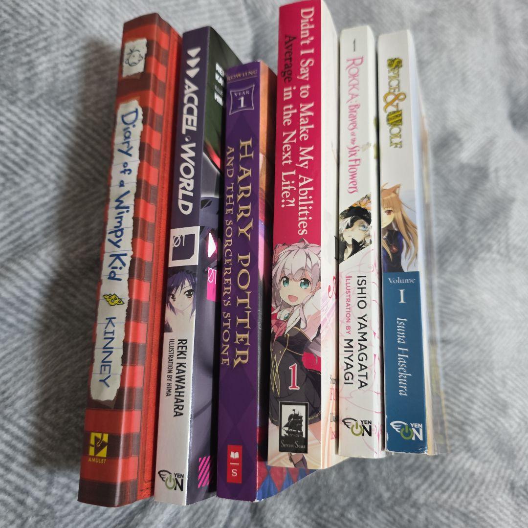 洋書セット：ライトノベルなど