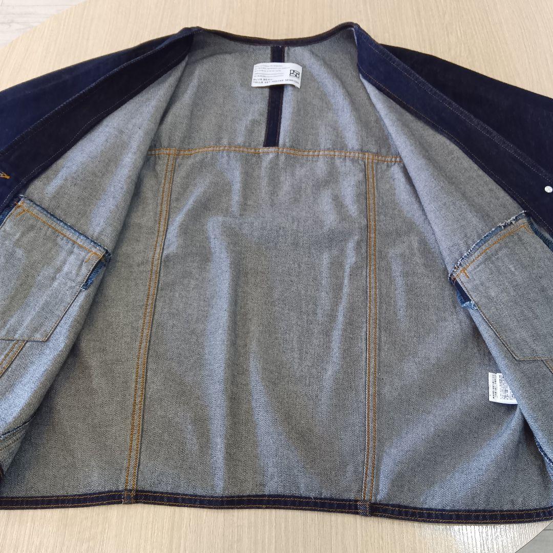 新品タグ付 2025新作 パシオーネ カフネ デニム ジャケット ネイビー