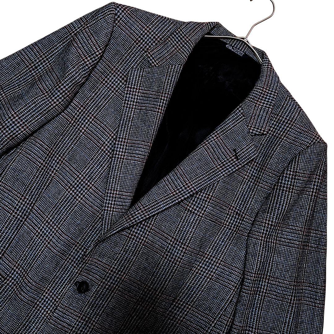 Burberrysグレンチェックウールテーラードジャケット 旧タグ　メンズL相当
