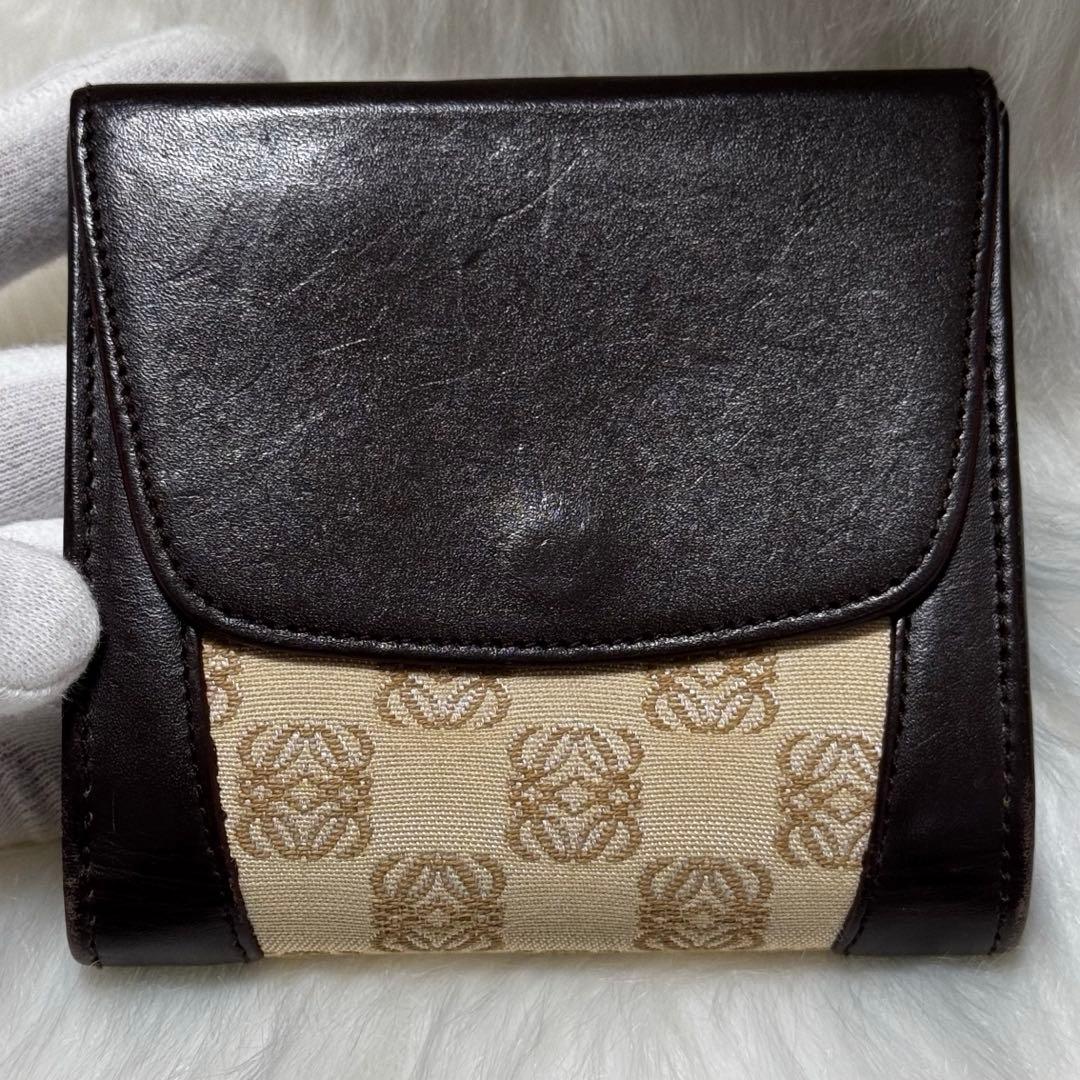 LOEWE 二つ折り財布　アナグラム　Dリング　大幅値下げ　早い者勝ち