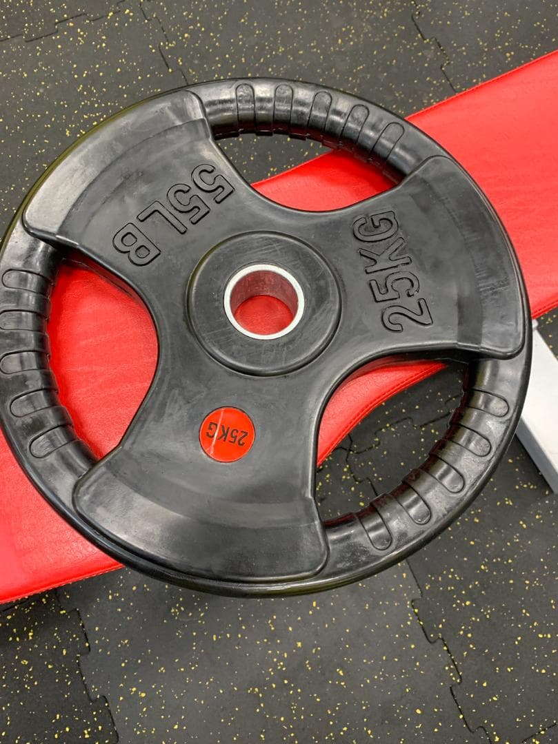 50㎜　ラバープレート　25㎏　8枚　計　200㎏