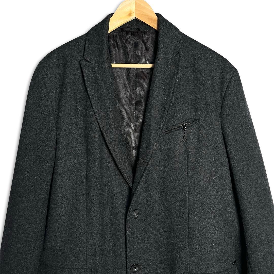 セール中⚡美品✨DIESEL チェスターコート XL ダークグレー